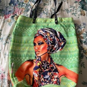 African tote bag